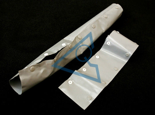 PVC Button Type Wrapping Band  Thickness 0.35mm Insulating And Cut Free